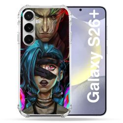 Coque Renforcée Pour Samsung Galaxy S26 Plus Arcane Jinx Bleu