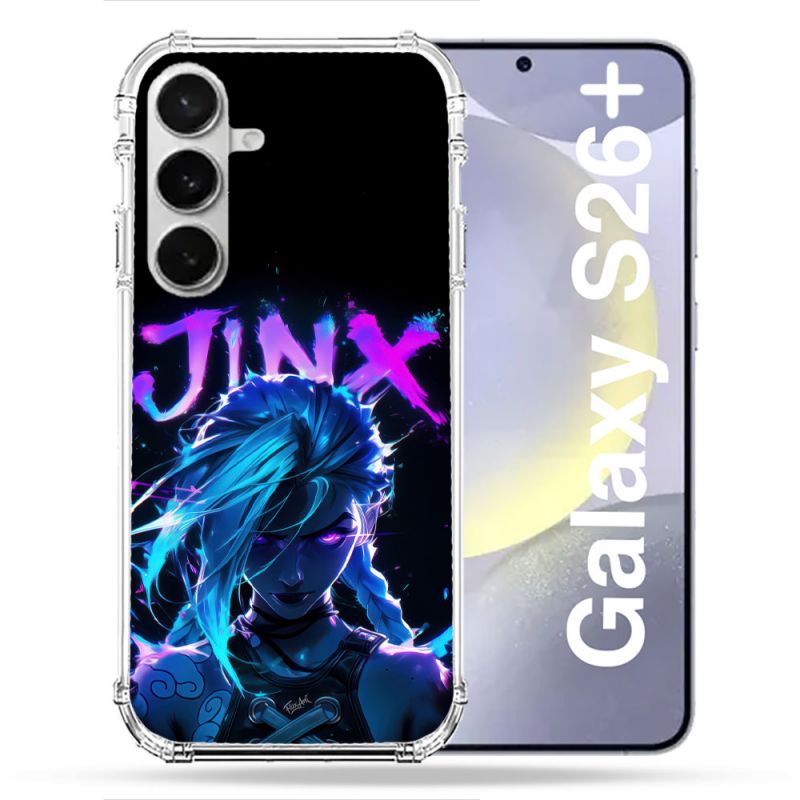 Coque Renforcée Pour Samsung Galaxy S26 Plus Arcane Jinx Night