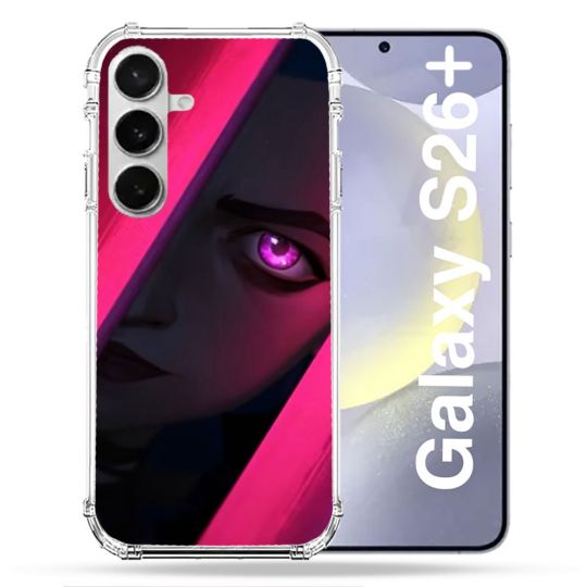 Coque Renforcée Pour Samsung Galaxy S26 Plus Arcane Jinx Rose