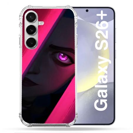 Coque Renforcée Pour Samsung Galaxy S26 Plus Arcane Jinx Rose