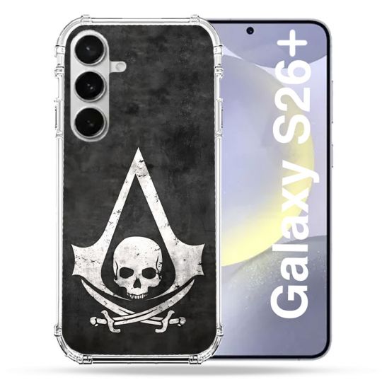 Coque Renforcée Pour Samsung Galaxy S26 Plus Assassin Creed Tete Mort