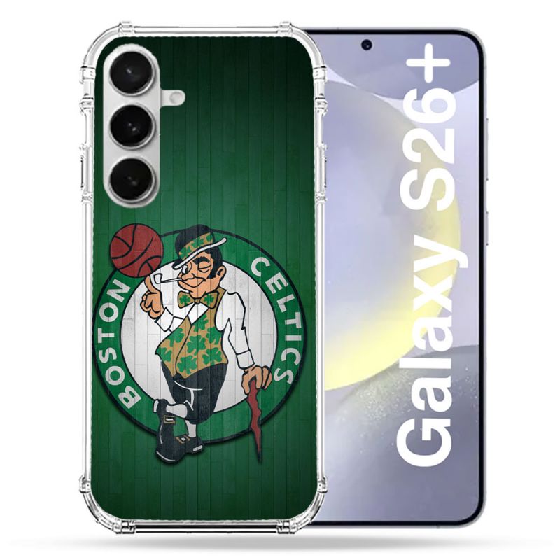 Coque Renforcée Pour Samsung Galaxy S26 Plus Basket Boston Celtics