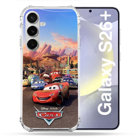 Coque Renforcée Pour Samsung Galaxy S26 Plus Cars Affiche