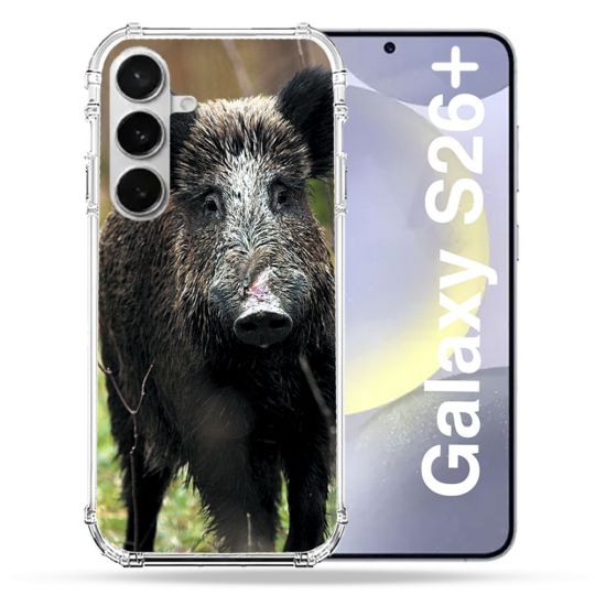 Coque Renforcée Pour Samsung Galaxy S26 Plus Chasse Sanglier bois
