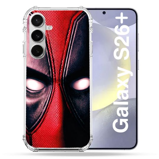 Coque Renforcée Pour Samsung Galaxy S26 Plus Deadpool Yeux