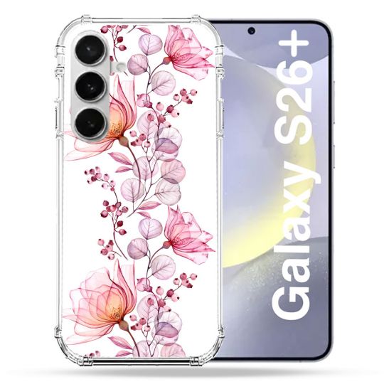 Coque Renforcée Pour Samsung Galaxy S26 Plus Fleur Eclosion