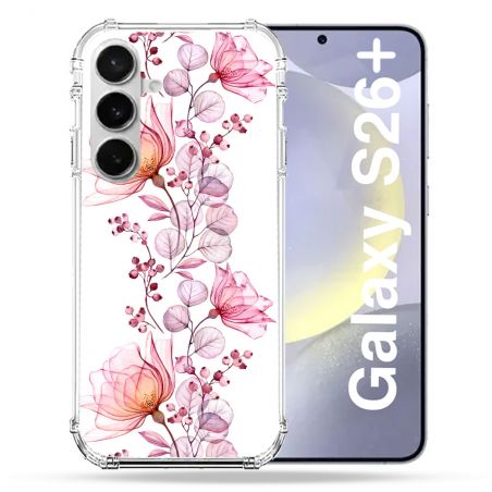 Coque Renforcée Pour Samsung Galaxy S26 Plus Fleur Eclosion