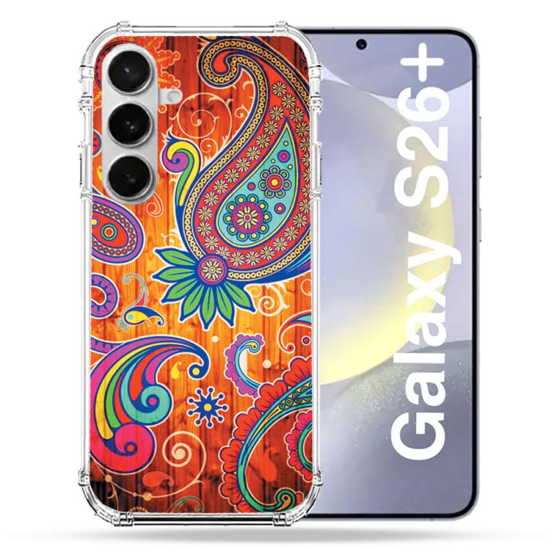 Coque Renforcée Pour Samsung Galaxy S26 Plus Fleur Psychedelic