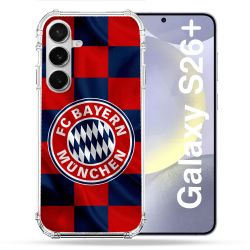 Coque Renforcée Pour Samsung Galaxy S26 Plus Foot Bayern Munich Carreaux