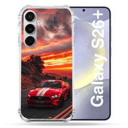 Coque Renforcée Pour Samsung Galaxy S26 Plus Ford Mustang GT500 Rouge