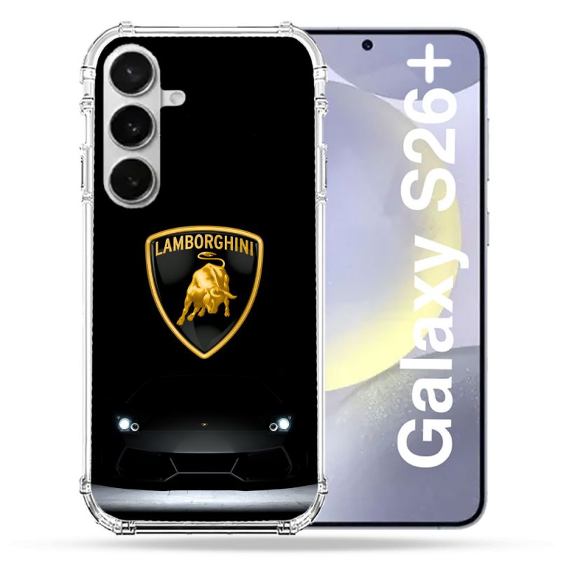 Coque Renforcée Pour Samsung Galaxy S26 Plus Lamborghini Noir