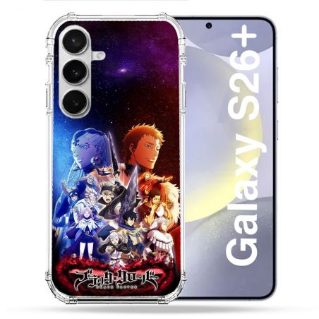 Coque Renforcée Pour Samsung Galaxy S26 Plus Manga Black Clover Affiche