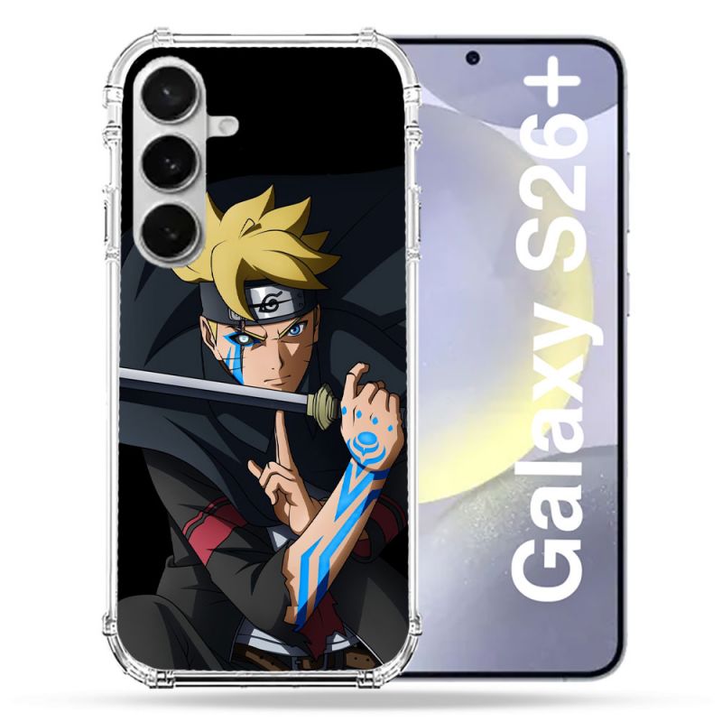 Coque Renforcée Pour Samsung Galaxy S26 Plus Manga Boruto Tatouage