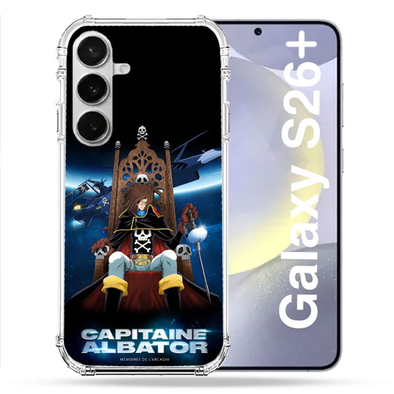 Coque Renforcée Pour Samsung Galaxy S26 Plus Manga Capitaine Albator