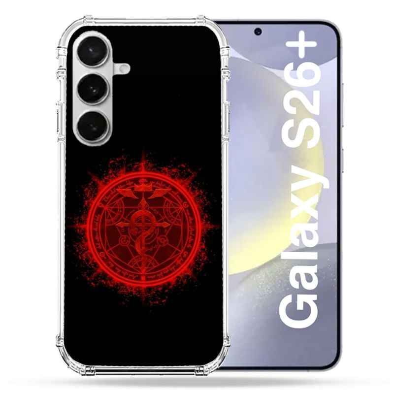 Coque Renforcée Pour Samsung Galaxy S26 Plus Manga Fullmetal Alchemist Logo