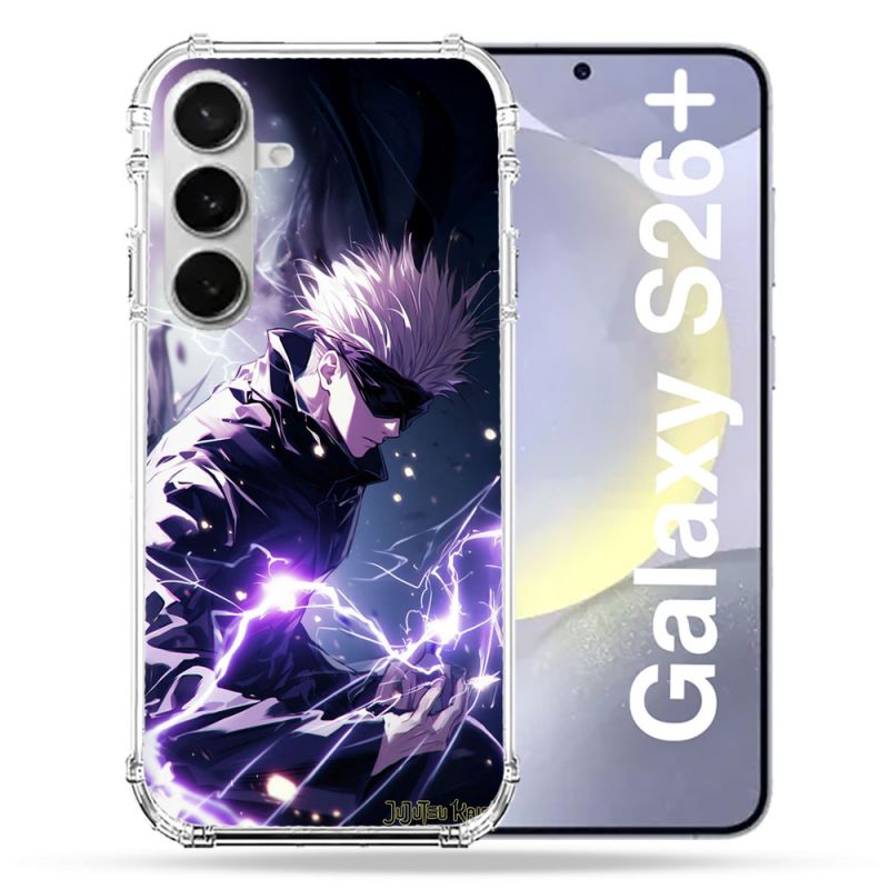 Coque Renforcée Pour Samsung Galaxy S26 Plus Manga Jujutsu Kaisen Gojo Saturo