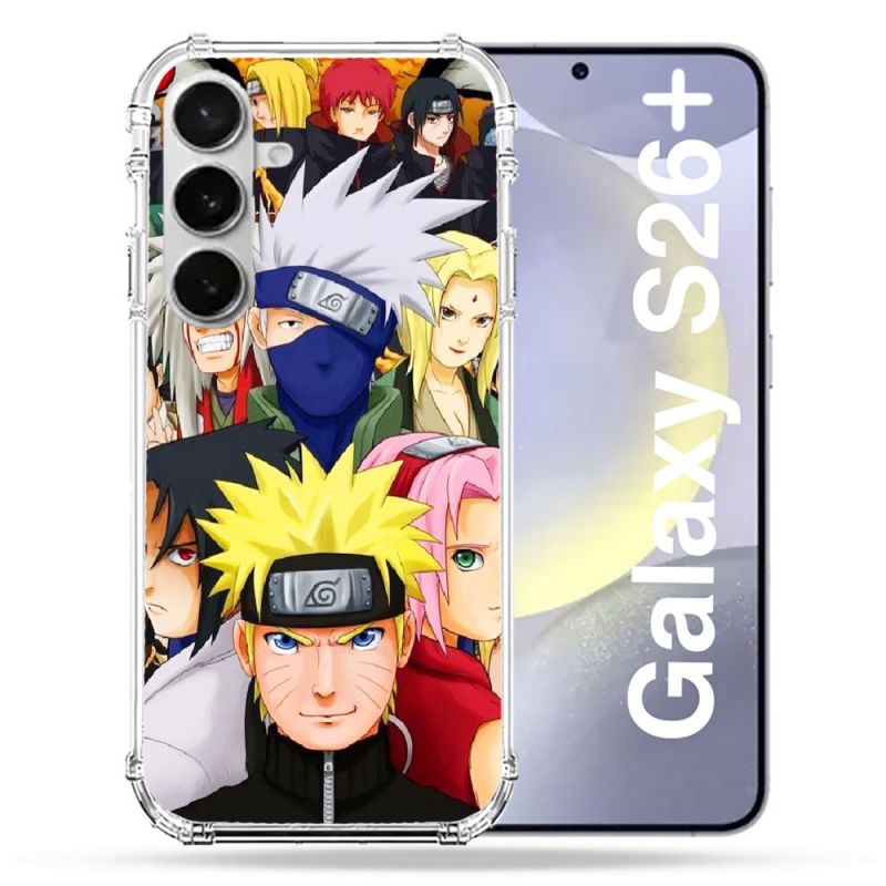 Coque Renforcée Pour Samsung Galaxy S26 Plus Manga Naruto Team