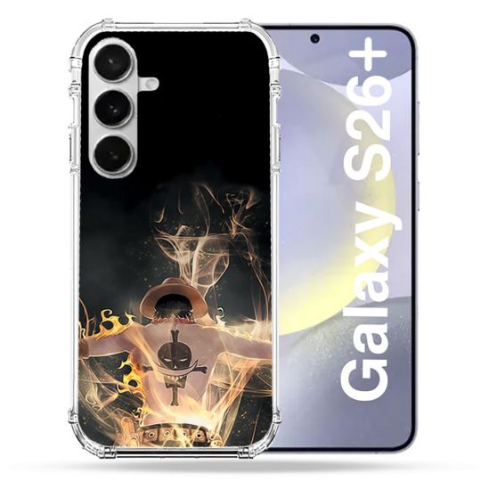 Coque Renforcée Pour Samsung Galaxy S26 Plus Manga One Piece Ace Noir