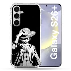 Coque Renforcée Pour Samsung Galaxy S26 Plus Manga One Piece Luffy Noir
