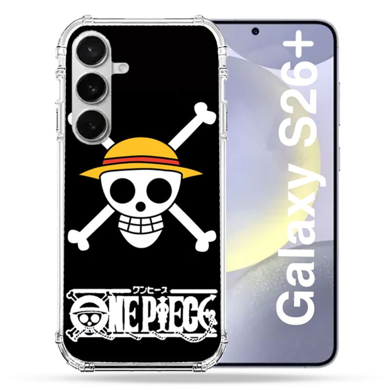 Coque Renforcée Pour Samsung Galaxy S26 Plus Manga One Piece Tete de Mort