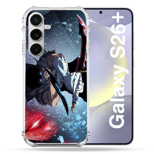 Coque Renforcée Pour Samsung Galaxy S26 Plus Manga Solo Leveling Sung Epee