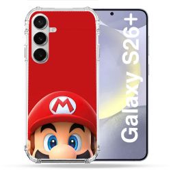 Coque Renforcée Pour Samsung Galaxy S26 Plus Mario Rouge