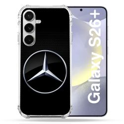 Coque Renforcée Pour Samsung Galaxy S26 Plus Mercedes Carbone