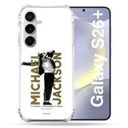 Coque Renforcée Pour Samsung Galaxy S26 Plus Michael Jackson Blanc