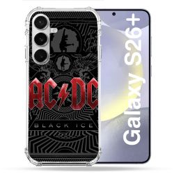Coque Renforcée Pour Samsung Galaxy S26 Plus Musique Rock ACDC Rouge