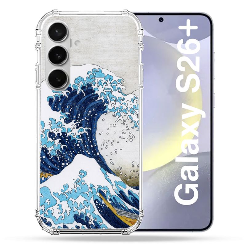Coque Renforcée Pour Samsung Galaxy S26 Plus Peinture La Grande Vague
