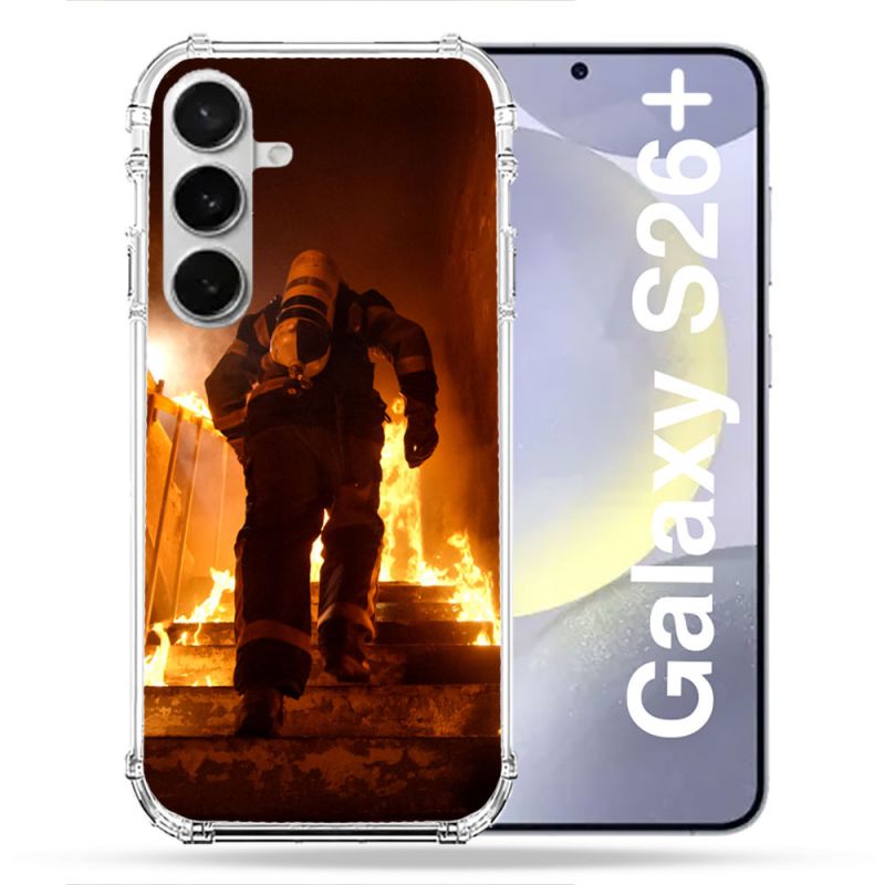 Coque Renforcée Pour Samsung Galaxy S26 Plus Pompier Escalier