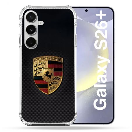 Coque Renforcée Pour Samsung Galaxy S26 Plus Porsche Carbone