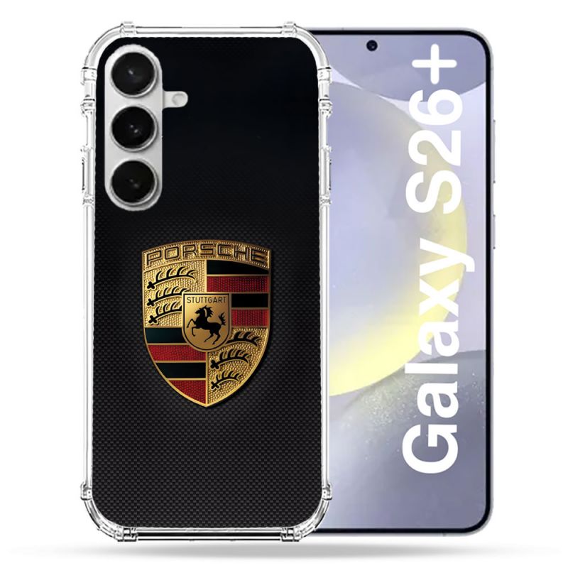 Coque Renforcée Pour Samsung Galaxy S26 Plus Porsche Carbone