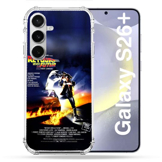 Coque Renforcée Pour Samsung Galaxy S26 Plus Retour Vers Le Futur Affiche