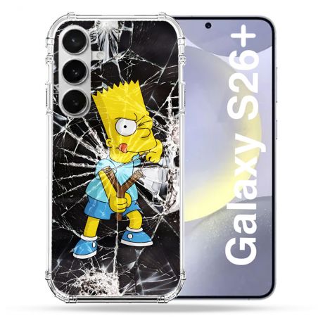 Coque Renforcée Pour Samsung Galaxy S26 Plus Simpson Bart
