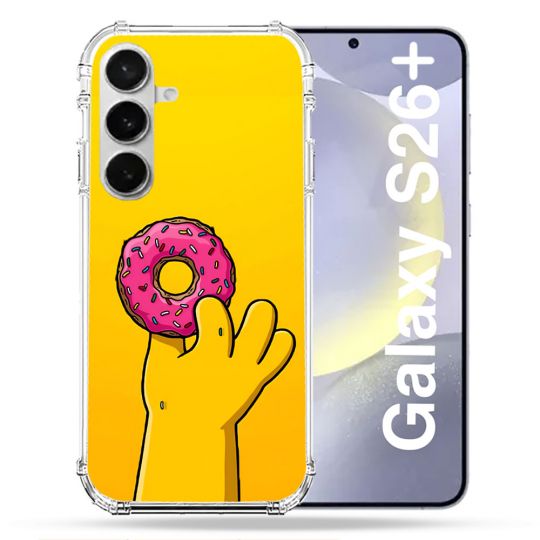 Coque Renforcée Pour Samsung Galaxy S26 Plus Simpson Donuts