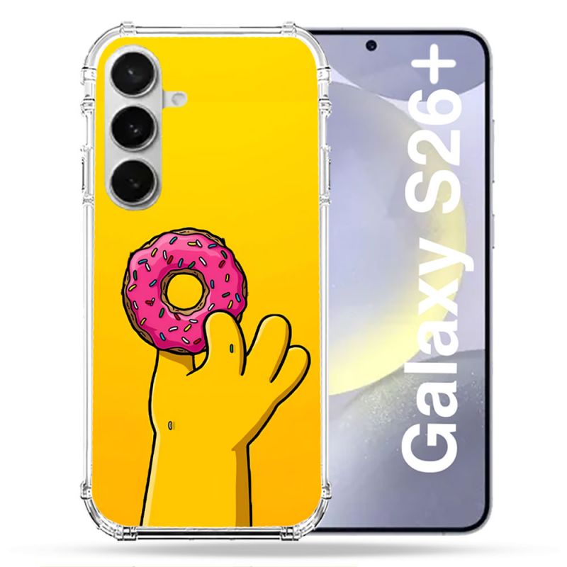 Coque Renforcée Pour Samsung Galaxy S26 Plus Simpson Donuts