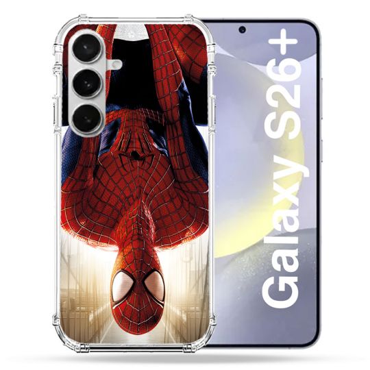 Coque Renforcée Pour Samsung Galaxy S26 Plus Spiderman Invers