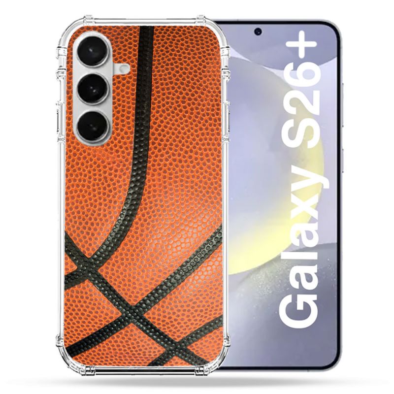 Coque Renforcée Pour Samsung Galaxy S26 Plus Sport Ballon Basket