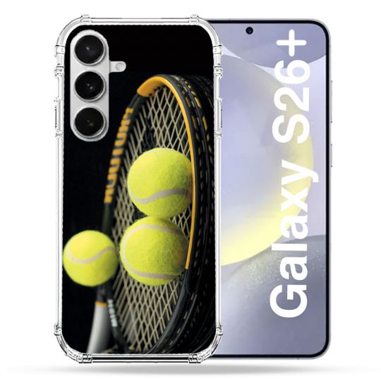 Coque Renforcée Pour Samsung Galaxy S26 Plus Sport Tennis Balls