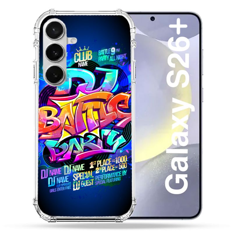 Coque Renforcée Pour Samsung Galaxy S26 Plus Street Art Rap