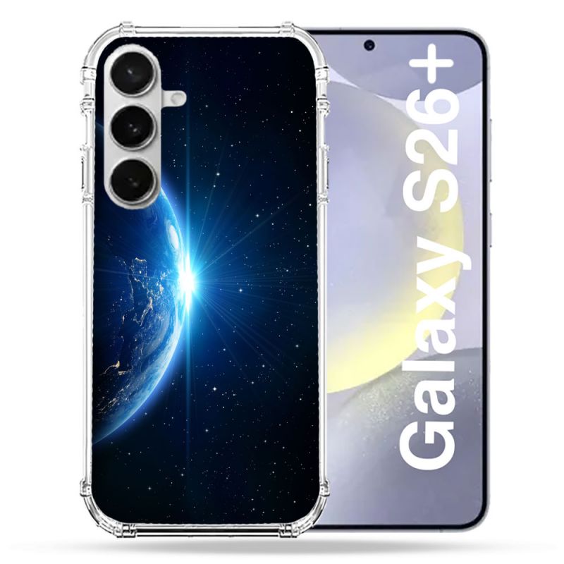 Coque Renforcée Pour Samsung Galaxy S26 Plus Univers Planete Terre