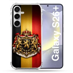 Coque Renforcée Pour Samsung Galaxy S26 Plus Voyage Drapeau Belgique