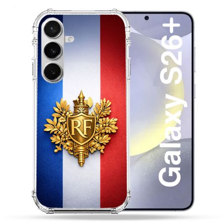 Coque Renforcée Pour Samsung Galaxy S26 Plus Voyage Drapeau France