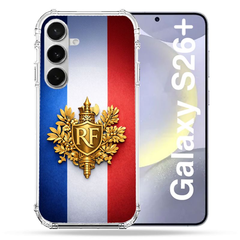 Coque Renforcée Pour Samsung Galaxy S26 Plus Voyage Drapeau France