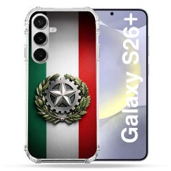 Coque Renforcée Pour Samsung Galaxy S26 Plus Voyage Drapeau Italie