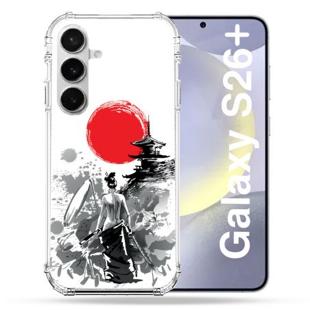Coque Renforcée Pour Samsung Galaxy S26 Plus Voyage Japon Femme