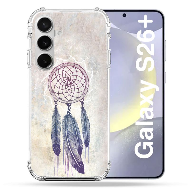 Coque Renforcée Pour Samsung Galaxy S26 Plus Zen Attrape Reve Blanc