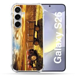 Coque Renforcée Pour Samsung Galaxy S26 Agriculture Tracteur Color