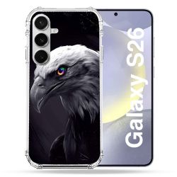 Coque Renforcée Pour Samsung Galaxy S26 Animal Aigle Royal Noir